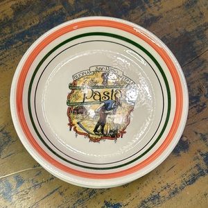 Set of 4 Vintage Himark Buona San Remo Italia Pasta Bowl Made in Italy 13”